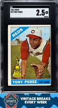 Load image into Gallery viewer, 1966 Topps #72 Tony Perez SGC 2.5