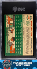 Load image into Gallery viewer, 1954 Topps #20 Warren Spahn SGC 3.5