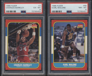 1986 Fleer Basketball Compete Set Group Break #10 (with stickers) Limit 4