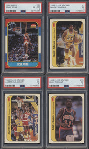 1986 Fleer Basketball Compete Set Group Break #10 (with stickers) Limit 4