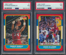 Load image into Gallery viewer, 1986 Fleer Basketball Set Break #13 ALL PSA 7 with Stickers (Limit 3 Max)