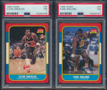 Load image into Gallery viewer, 1986 Fleer Basketball Set Break #13 ALL PSA 7 with Stickers (Limit 3 Max)