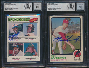 Autographed Baseball Card Mixer (50 Spots, No Limit) ~ All Stars!