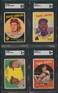1959 Topps Baseball Low to Mid-Grade Complete Set Group Break #17 (Limit 25)
