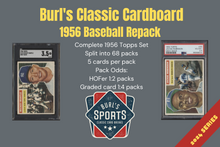 Load image into Gallery viewer, Burl&#39;s Classic Cardboard ~ 1956 Topps Baseball Set Break Repack