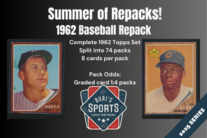 1962 Topps Baseball Set Break Repack ~ Burl's Classic Cardboard