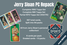 Load image into Gallery viewer, Jerry Sloan's Basketball PC Repack ~ 1980, '81, '70 Topps ~ Burl's Classic Cardboard