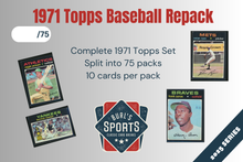 Load image into Gallery viewer, 1971 Topps Baseball Set Break Repack ~ Burl&#39;s Classic Cardboard