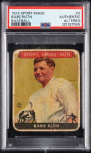 Load image into Gallery viewer, Clearout Mixer (130 spots) Featuring &#39;33 Sport Kings Babe Ruth + 57 &#39;58 Topps Auto Spots