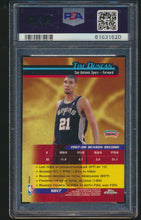 Load image into Gallery viewer, 1998 Topps Chrome Season's Best Tim Duncan #SB17 Refractor PSA 9