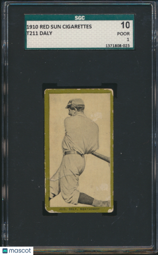 1910 Red Sun Cigarettes (T211) Daly SGC 1
