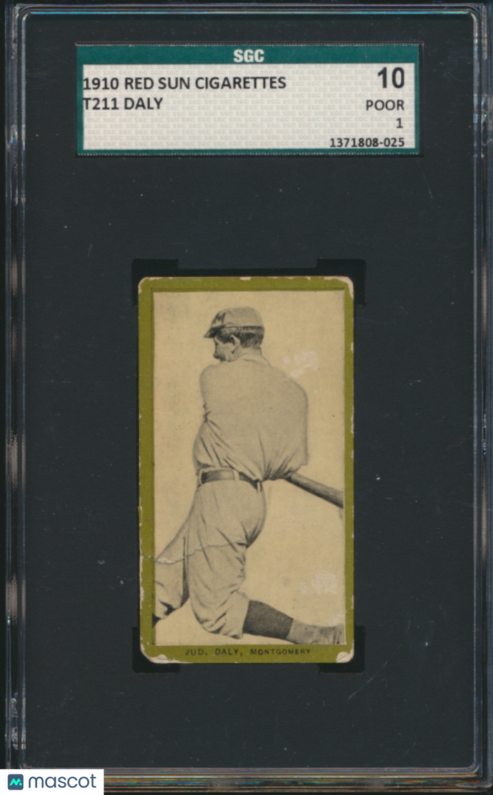 1910 Red Sun Cigarettes (T211) Daly SGC 1