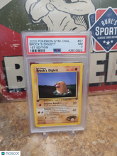 Load image into Gallery viewer, 2000 Pokemon Gym Challenge Brock's Diglett 1st Edition PSA 7 #67
