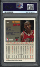 Load image into Gallery viewer, 1997 Topps Michael Jordan #123 Minted In Springfield PSA 9