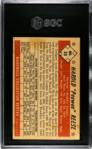 1953 Bowman Color #33 Pee Wee Reese SGC 4