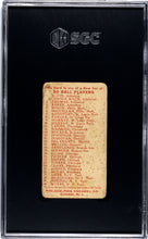 Load image into Gallery viewer, 1910 Philadelphia Caramel (E96) Hugh Jennings SGC 2