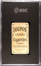 Load image into Gallery viewer, 1910 Coupon Cigarettes (T213-1) Carlton Molesworth SGC 1 ~ Rare Type 1
