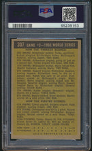 Load image into Gallery viewer, 1961 Topps #307 World Series Game 2 Mantle Slams 2 Homers PSA 6 S26-00k