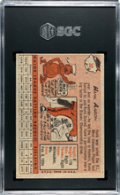 Load image into Gallery viewer, 1958 Topps Hank Aaron #30 SGC 6