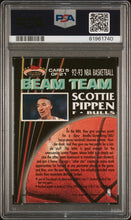 Load image into Gallery viewer, 1992 Stadium Club Beam Team #5 Scottie Pippen Beam Team-Members Only PSA 8