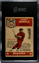 Load image into Gallery viewer, 1959 Topps #564 Mickey Mantle All-Star SGC 3 S26-02s