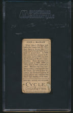 Load image into Gallery viewer, 1911 Cycle Cigarettes (T205) John Mcgraw SGC 1.5