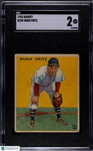 Load image into Gallery viewer, 1933 Goudey #238 Hugh Critz SGC 2 S26-02f