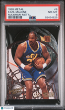 Load image into Gallery viewer, 1995 Metal Maximum Metal Karl Malone #6 PSA 8