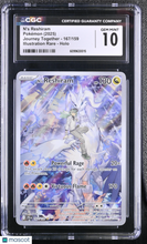 Load image into Gallery viewer, 2025 Pokemon Journey Together N's Reshiram Illustration Rare CGC 10 #167/159