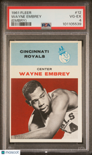 Load image into Gallery viewer, 1961 Fleer Wayne Embrey #12 (Embry) PSA 4