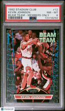 Load image into Gallery viewer, 1992 Stadium Club Beam Team #12 Kevin Johnson Beam Team-Members Only PSA 8