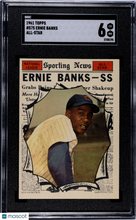 Load image into Gallery viewer, 1961 Topps #575 Ernie Banks All-Star SGC 6 SNG-20260606-0012