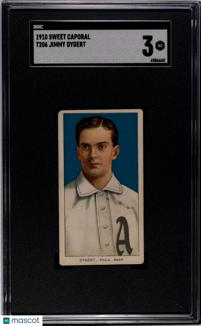 1910 Sweet Caporal (T206) Jimmy Dygert SGC 3