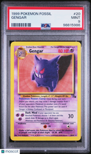 Load image into Gallery viewer, 1999 Pokemon Fossil Gengar PSA 9 #20