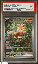 Load image into Gallery viewer, 2024 Pokemon Gouging Fire EX Special Illustration Rare PSA 9 #204