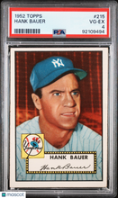 Load image into Gallery viewer, 1952 Topps Hank Bauer #215 PSA 4
