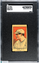 Load image into Gallery viewer, 1921 W551 Babe Ruth SGC Authentic (Hand Cut) ~ Back stamp!