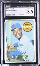 Load image into Gallery viewer, 1969 Topps #20 Ernie Banks CGC 3.5 S26-00u