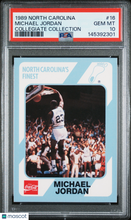 Load image into Gallery viewer, 1989 Collegiate North Carolina #16 Michael Jordan PSA 10 SNG-20260604-0007
