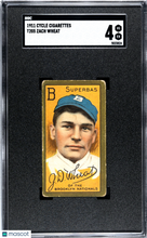 Load image into Gallery viewer, 1911 Cycle Cigarettes (T205) Zach Wheat SGC 4