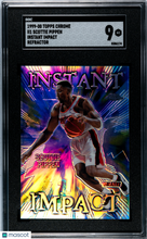 Load image into Gallery viewer, 1999 Topps Chrome Scottie Pippen #II1 Instant Impact Refractor SGC 9