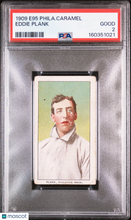 Load image into Gallery viewer, 1909 E95 Philadelphia Caramel Eddie Plank PSA 2