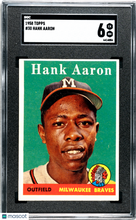 Load image into Gallery viewer, 1958 Topps Hank Aaron #30 SGC 6