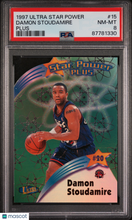 Load image into Gallery viewer, 1997 Ultra Star Power Damon Stoudamire #15 Plus PSA 8