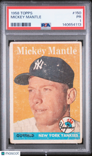 Load image into Gallery viewer, 1958 Topps Mickey Mantle #150 PSA 1