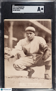 1913-15 Pinkerton Chief Myers #264 (Blank Back) SGC A