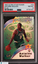 Load image into Gallery viewer, 1997 Ultra Star Power Antoine Walker #13 Plus PSA 8