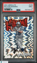 Load image into Gallery viewer, 2021 Panini Absolute Kaboom! #K30 Peyton Manning Kaboom! PSA 9 S26-03c