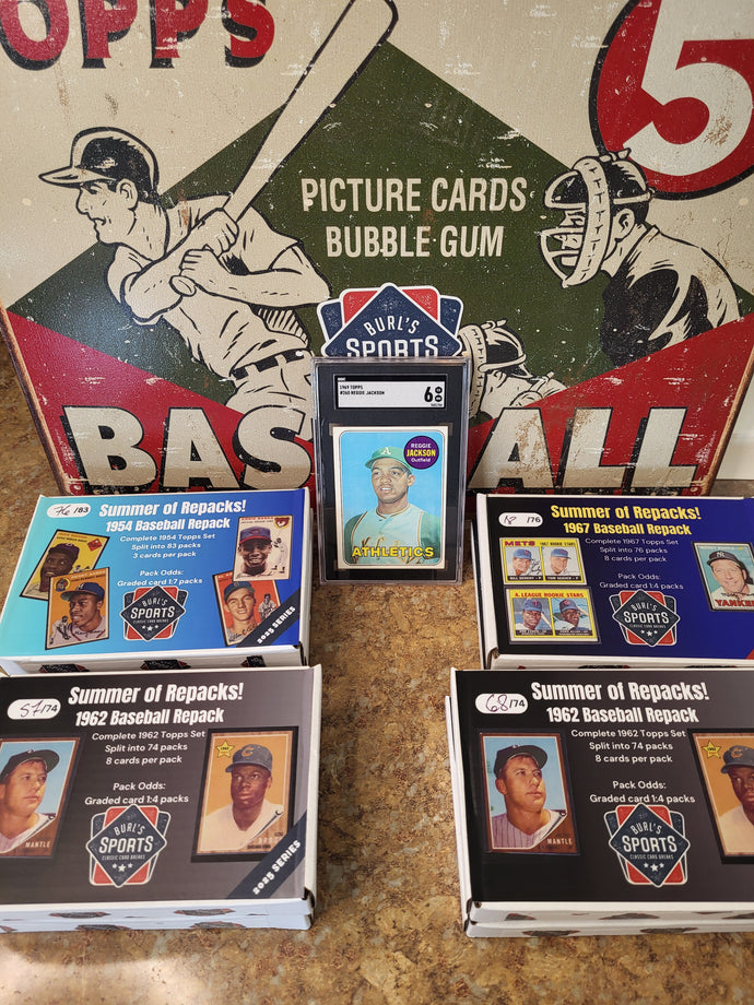Clearout Mixer (80 spots, no limit) ~ Featuring 1969 Topps Reggie + 17 spots in '58 Auto Break