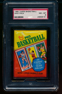 1980-81 Topps Basketball Wax Pack (8 Spot Break) #2